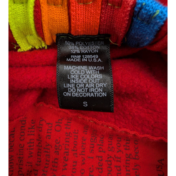 Aviator Nation Joggers Womens Smell Red Rainbow Stripe Athleisure Comfy Lounge - Picture 5 of 7